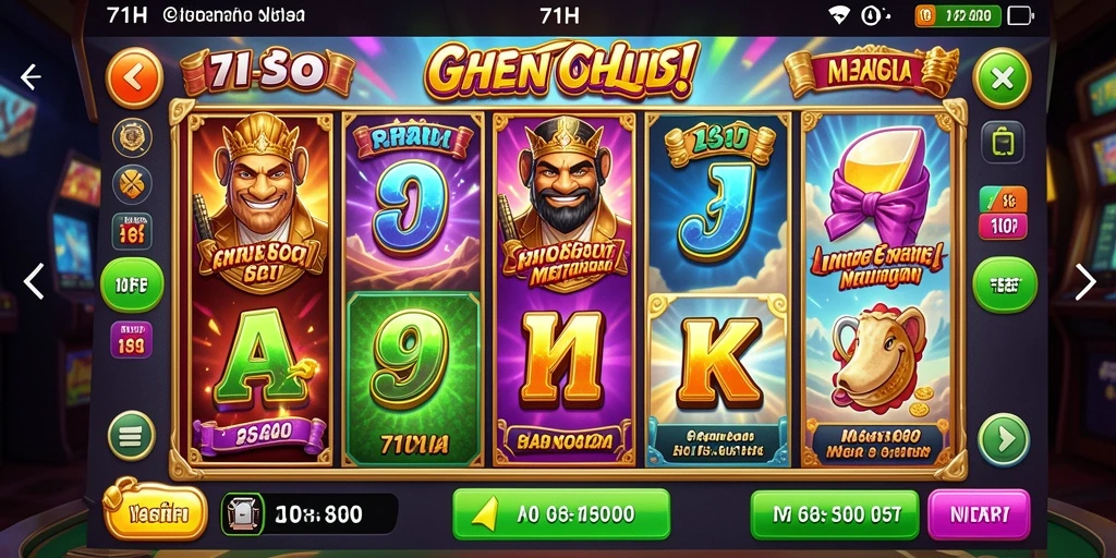Tangkapan layar gameplay <strong>71H</strong> yang menarik dan penuh warna.