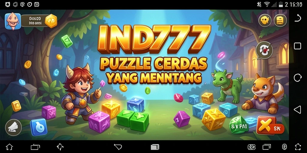 Tampilan gameplay menegangkan dari IND777 dengan tantangan Puzzle.