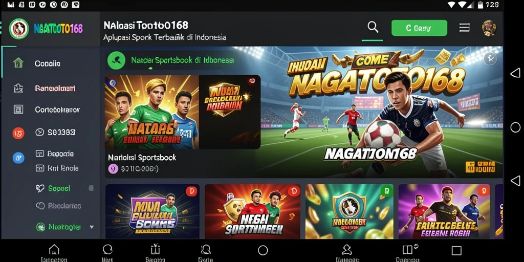 Tampilan menarik NAGATOTO168 dengan berbagai pilihan taruhan.