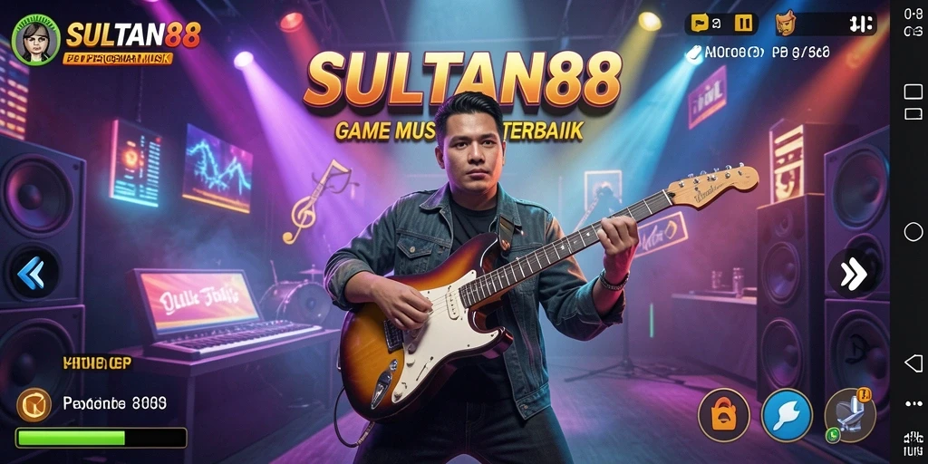 Gameplay SULTAN88 - menebak lagu dengan menyenangkan.